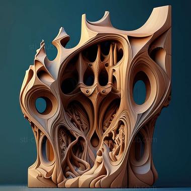 3D model antoni gaudi (STL)